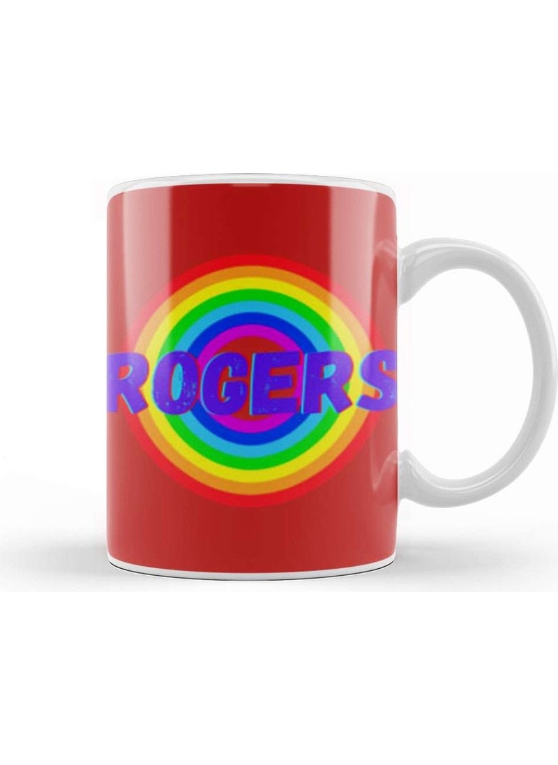 Baskı Dükkanı Print Shop Mr Fred Rogers Quotes Vintage Retro Style Art Mug Porcelain 