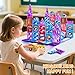 MSKOLER 80 PCS Magnetism Blocks Tiles for Kids Ages 3 4 5 6 7 8 Building Set for Toddlers 35 48 Stacking Blocks Educational Construction Toy for Boys and Girls Creative Play Birthday Gifts 24 - Image 4