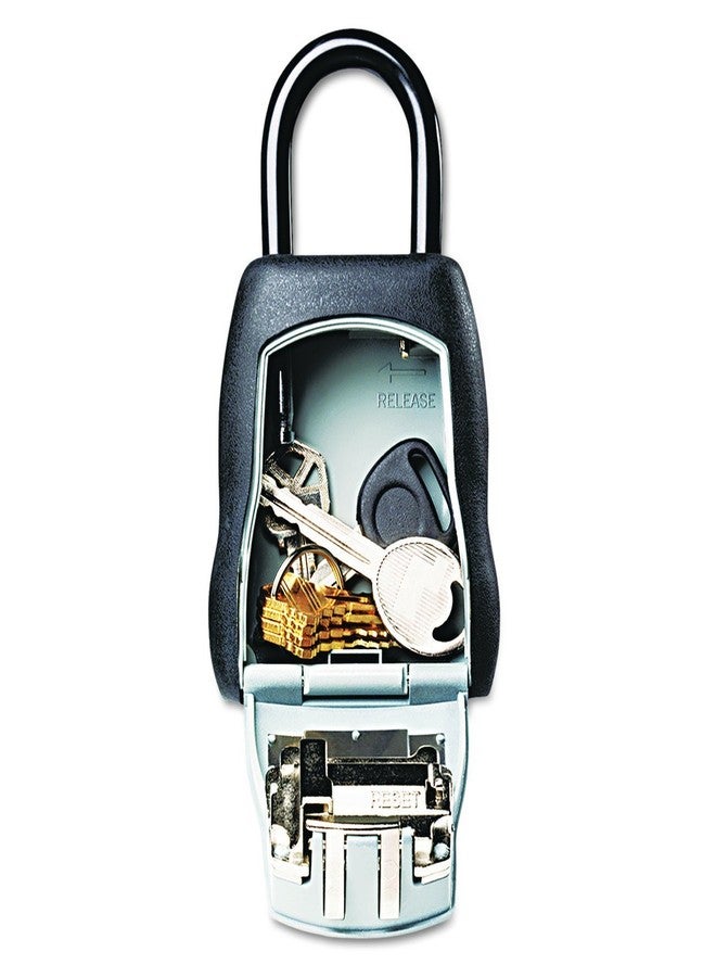Master Lock 5-Key Combination Safe, Black/Silver (5401D) - Image 2