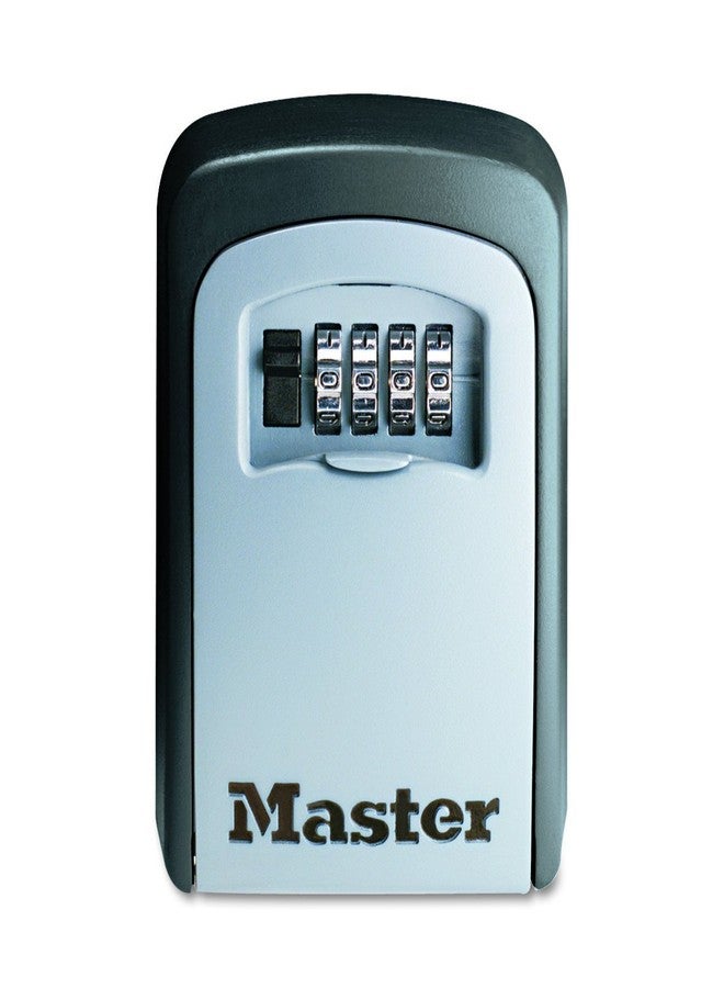 Master Lock 5-Key Combination Safe, Black/Silver (5401D) - Image 1