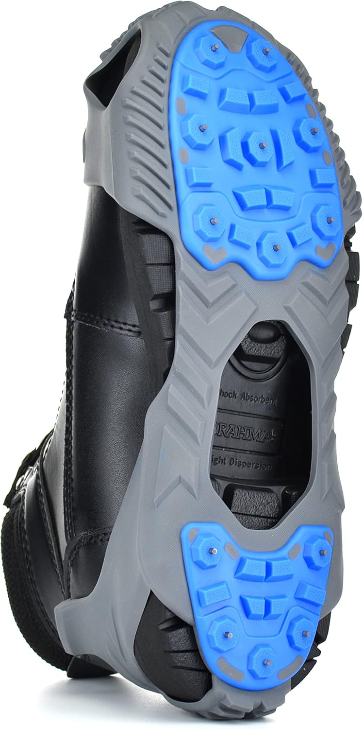 Winter Walking High-Pro Ice Cleat, Heavy-Duty Industrial Grade Traction Aid for Walking on Snow and Ice (1 Pair) - Image 1