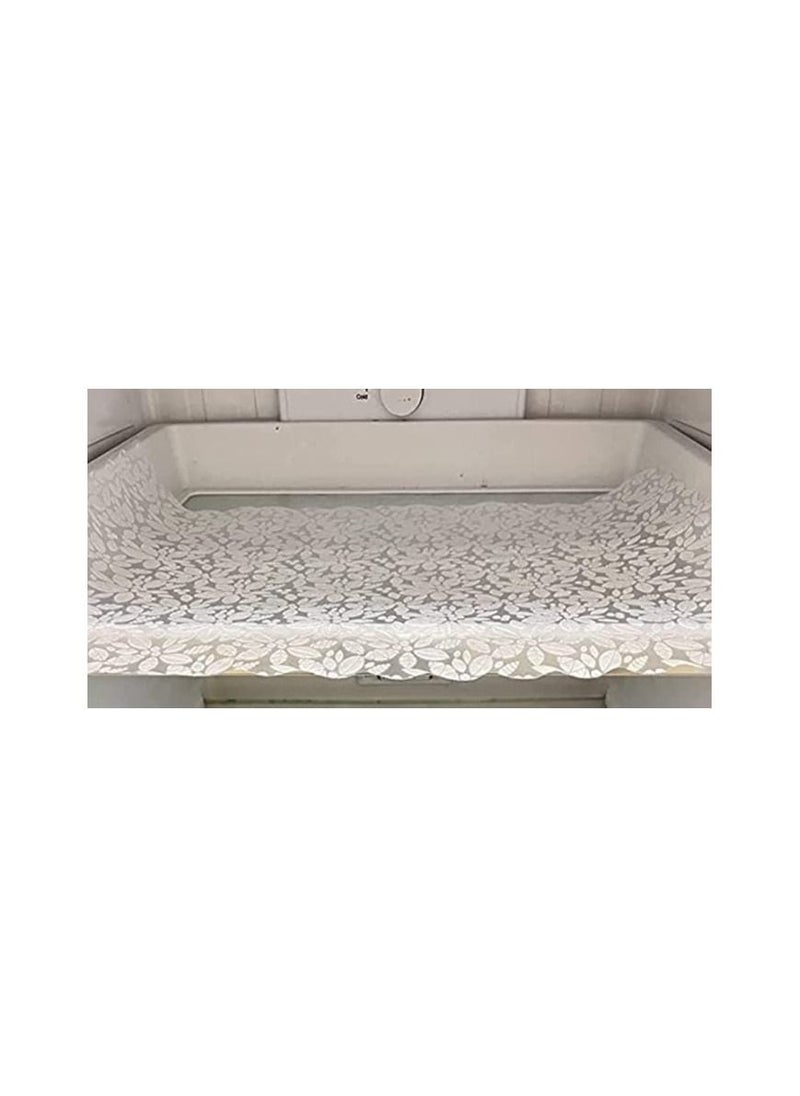 سبيس شوب سجاد الثلاجة غطاء الثلاجة الداخلي يمكن قطعه وسادات الثلاجة فواكه وخضروات وطاولة طازجة ومفارش للطاولة ومفارش للخزانة  - Image 1