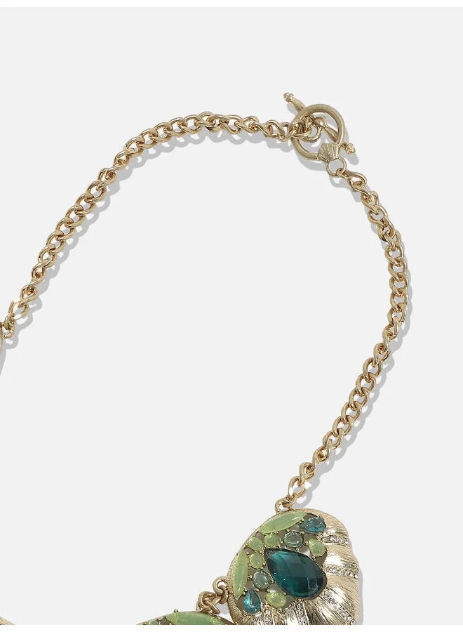 SOHI Designer Statement Stone Artificial Necklace Jewellery