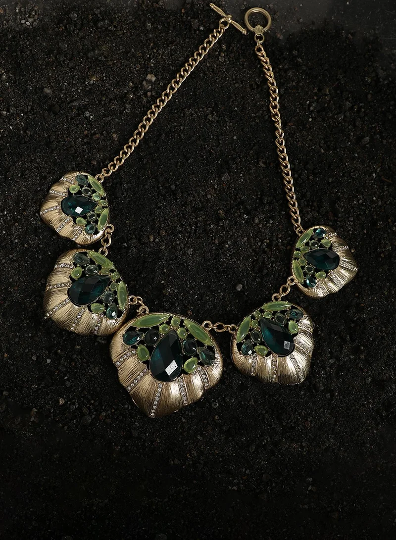 SOHI Designer Statement Stone Artificial Necklace Jewellery