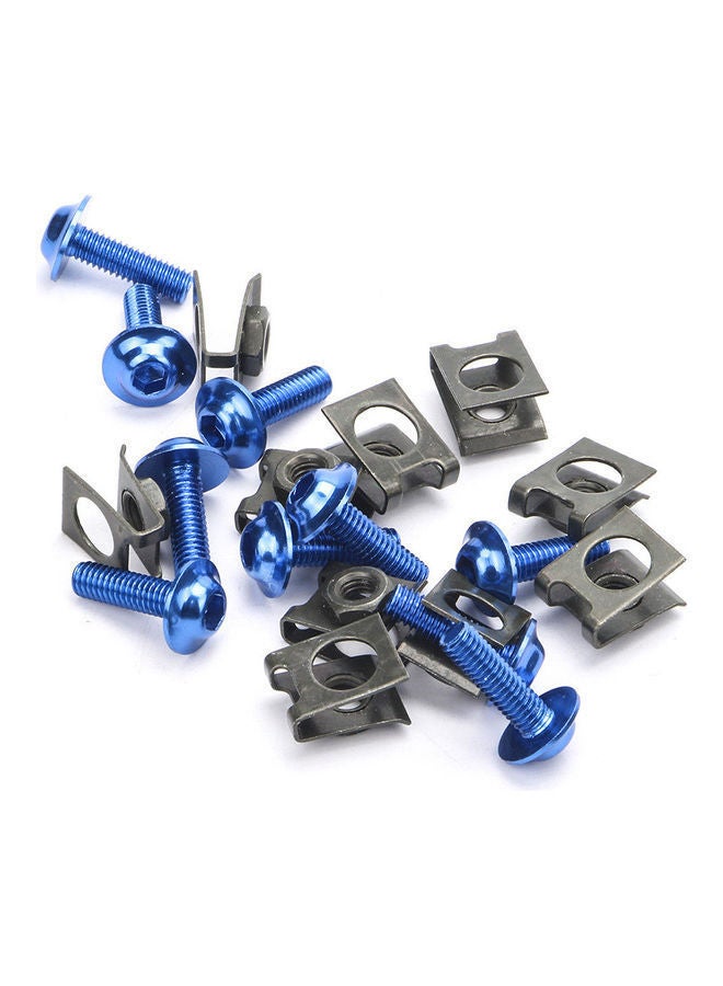 NIBEMINENT Pack Of 10 Motorcycle Fairing Bolts - Image 1