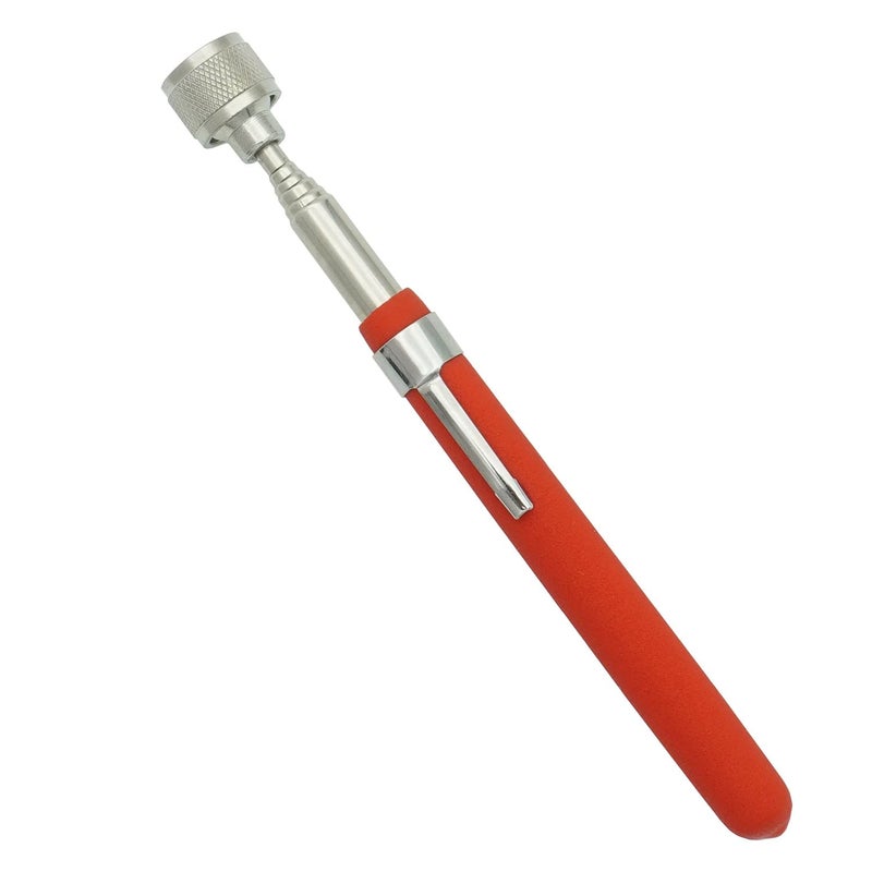 VASTOOLS Telescopic Magnetic Pickup Tool,8LB Magnet Stick, 30" Extendable Magnet with Pocket Clip - Image 1
