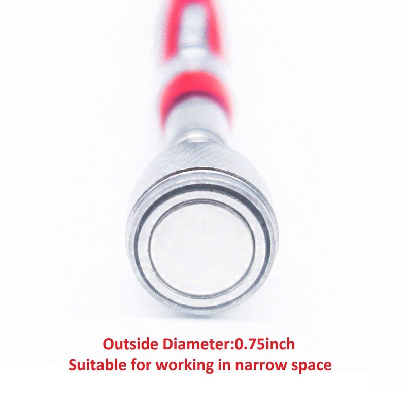 VASTOOLS Telescopic Magnetic Pickup Tool,8LB Magnet Stick, 30" Extendable Magnet with Pocket Clip - Image 5