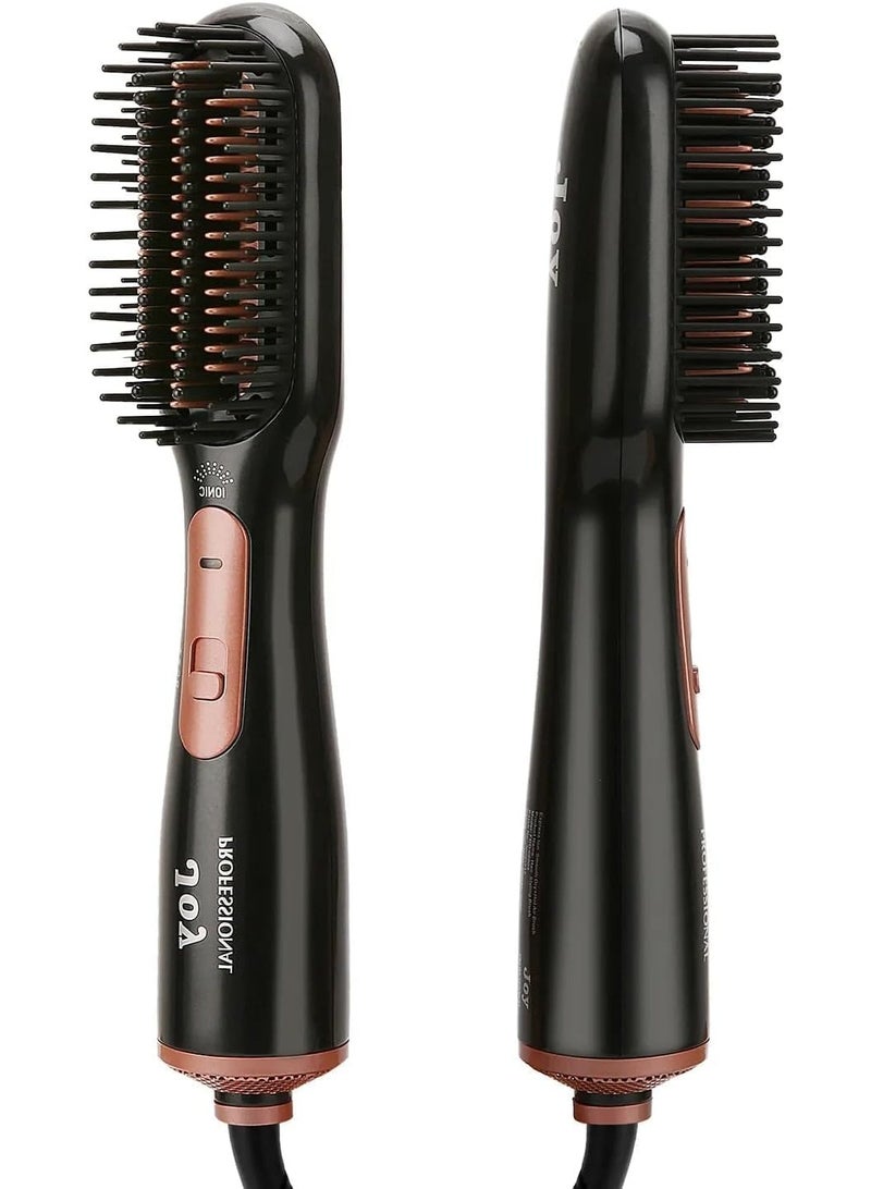 JOY 1200W Hair Dryer Brush – 3-in-1 Hot Air Styling Brush, Hair Dryer & Volumizer with Ionic Technology, Fast Drying, High-Low-Cool Settings, Lightweight Blow Dryer Brush for All Hair Types - Image 2