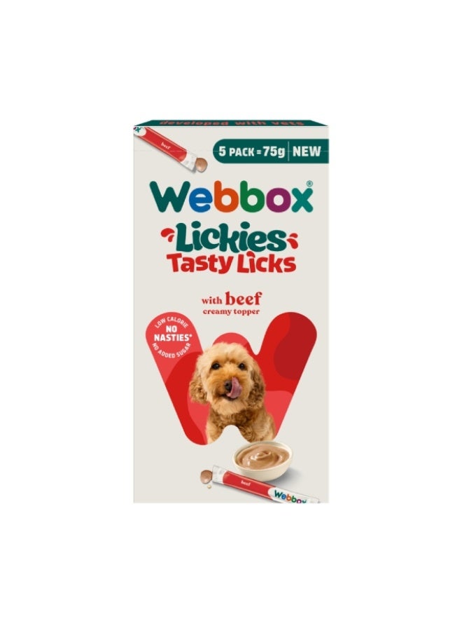 Dog Treats, Beef - 5x15g, UK