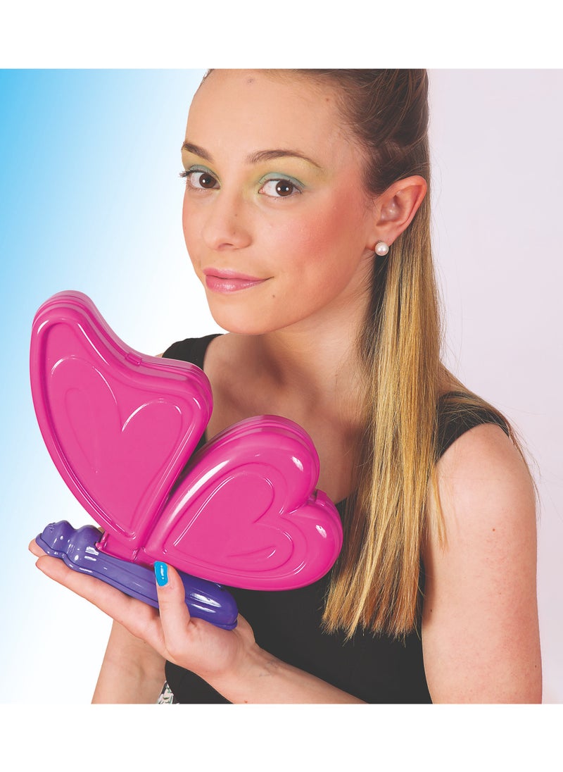 Clementoni Clementoni Crazy Chic Butterfly Beauty Set | Make Up Toy Kit | Do it Youself | Pretend Play | Arts & Crafts | Easy to Use | Develops Fine Motor Skills & Creativity| Colorful | Fashionable | Perfect Gift for Fashion Lovers!  - Image 3