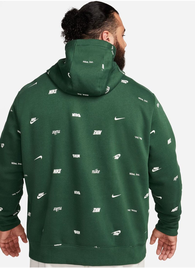 Nike - Club+ All Over Printed Hoodie - Image 1