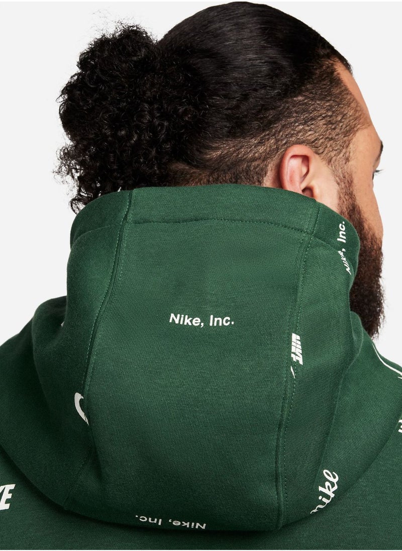 Nike - Club+ All Over Printed Hoodie - Image 1