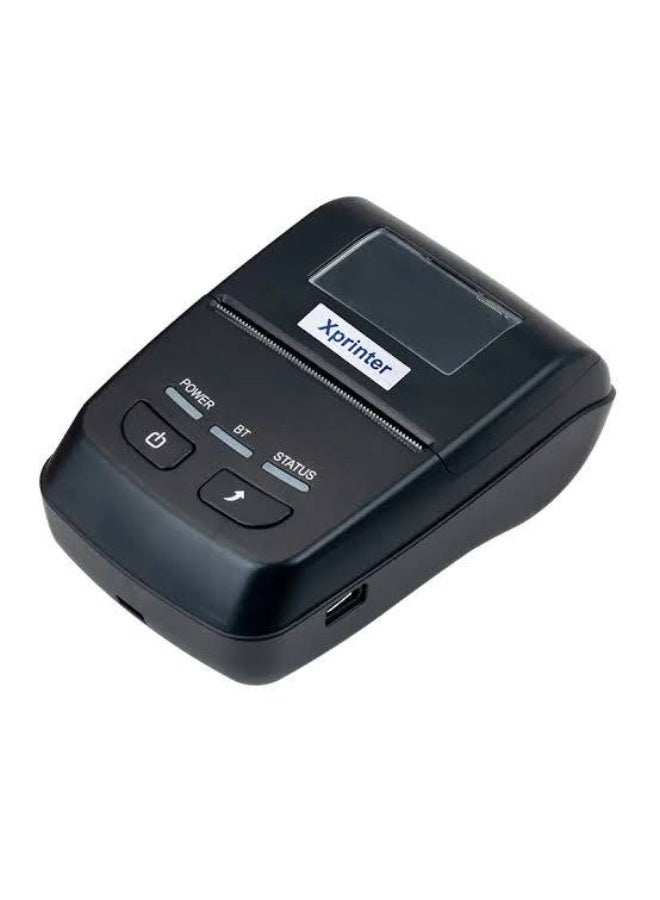 طابعة Xprinter XP-P501A هي طابعة فواتير حرارية محمولة (2 بوصة) تعتمد على تقنية البلوتوث والـ USB لطباعة الإيصالات بدون حبر. - Image 2