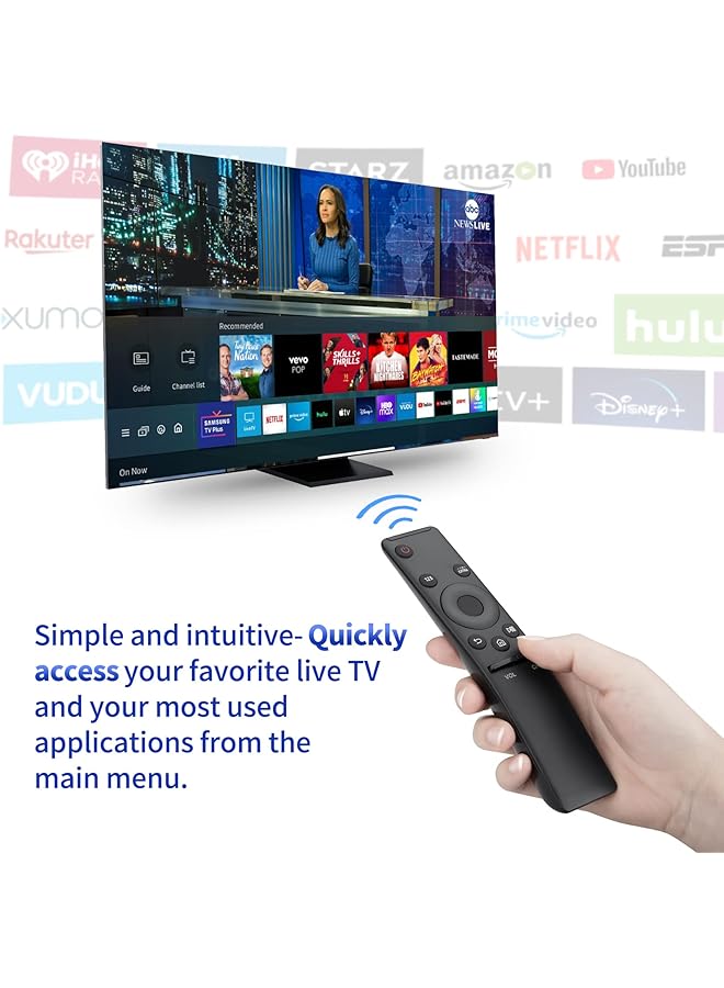 إيروريكس جهاز تحكم عن بعد عالمي لتلفزيون سامسونج متوافق مع جميع أجهزة تلفزيون سامسونج الذكية المنحنية QLED - Image 4