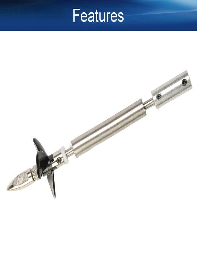 Heyiarbeit Drive Shaft Fit for 4mm Motor Shaft w Propeller and Universal Joint for RC Boat, L100mm Shaft, L50mm Sleeve, D36mm Propeller - Image 3