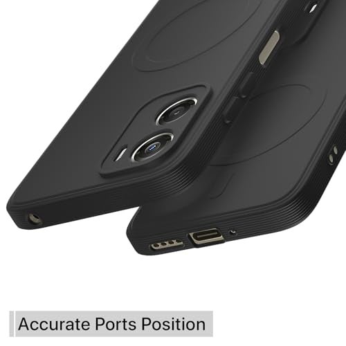 Pikkme Back Cover for Motorola Moto G06 Power Soft Matte Silicone Mag-Safe Design (Mag-Safe Not Support) Camera Protection | Slim Fit Bumper Cover (Black) - Image 4