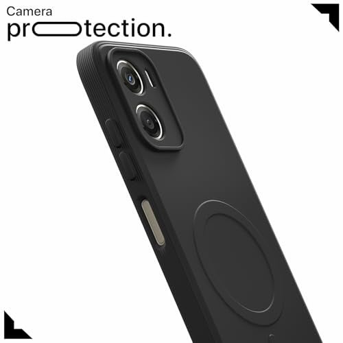 Pikkme Back Cover for Motorola Moto G06 Power Soft Matte Silicone Mag-Safe Design (Mag-Safe Not Support) Camera Protection | Slim Fit Bumper Cover (Black) - Image 5