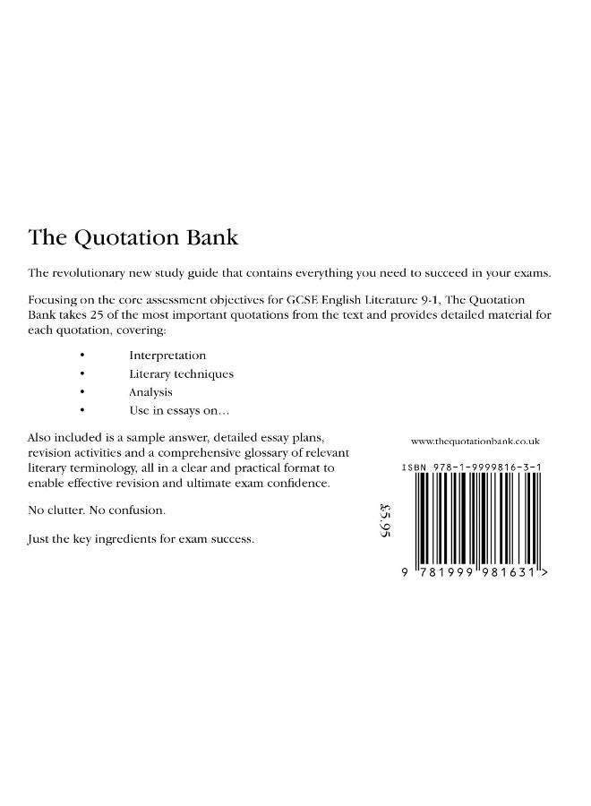The Quotation Bank: AQA Poetry Anthology - Love and Relationships GCSE Revision and Study Guide for English Literature 9-1 - Image 2