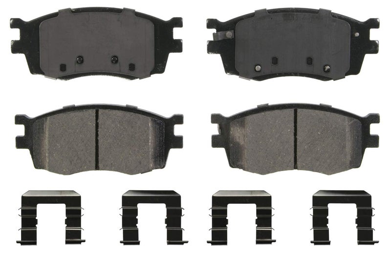 Wagner QS ZD1156 Disc Brake Pad Set Chamfered Edges for Smooth Quiet Stops Fits 20062011 Hyundai Accent