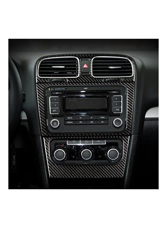 NIBEMINENT Car Carbon Fiber Air Vent Sticker Set - Image 5