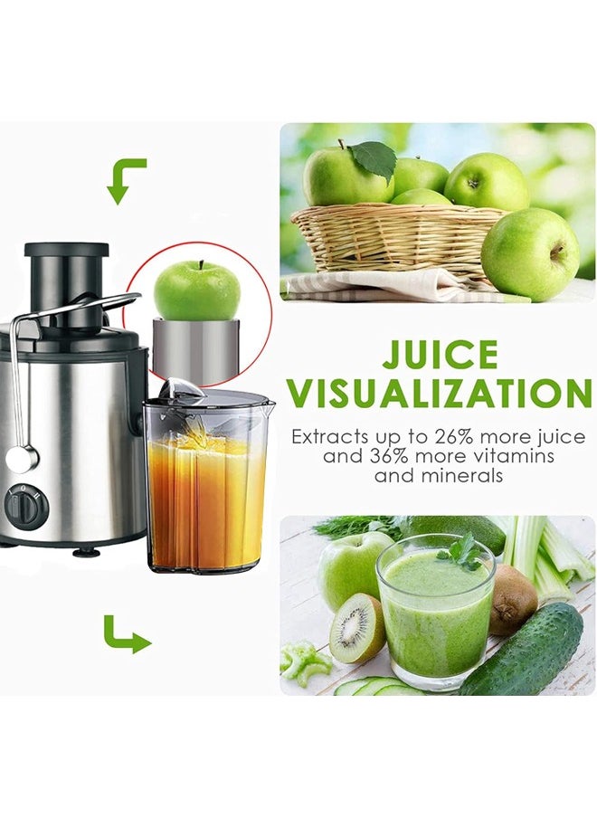Generic - Juicer Machines Extractor 800W Centrifugal Juicers Electric Anti-Drip with Juice Jug and Pulp Container for Fruit Vegetable - Image 1
