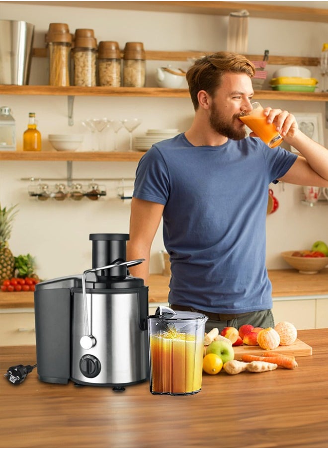 Generic - Juicer Machines Extractor 800W Centrifugal Juicers Electric Anti-Drip with Juice Jug and Pulp Container for Fruit Vegetable - Image 1