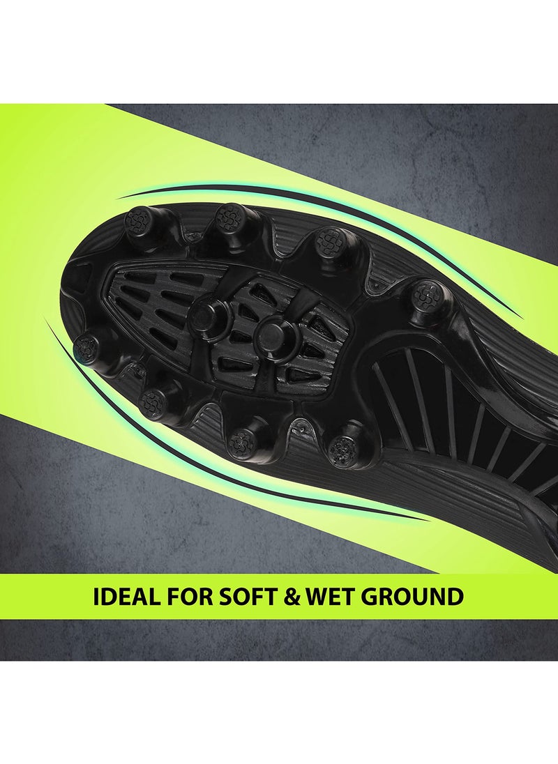Nivia Airstrike Football Stud | 10 UK/ 11 US / 44 EU | Material: TPU/Synthetic | For Men & Boys | Lightweight and Durable | Provides More Comfort and Grip | Superior stability | Ideal for Turf Ground  - Image 4