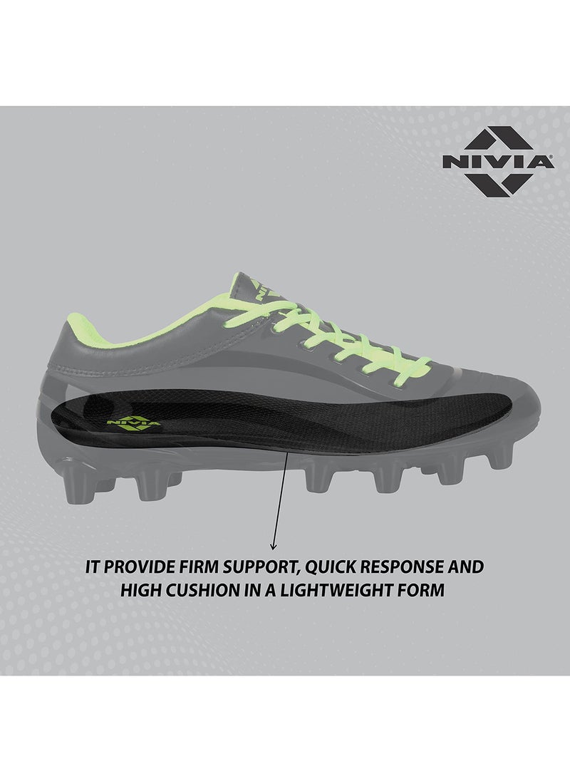 Nivia Airstrike Football Stud | 10 UK/ 11 US / 44 EU | Material: TPU/Synthetic | For Men & Boys | Lightweight and Durable | Provides More Comfort and Grip | Superior stability | Ideal for Turf Ground  - Image 5