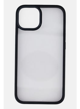 LEVELO iPhone 14 Solo Clear Back Phone Case, Black  - Image 2