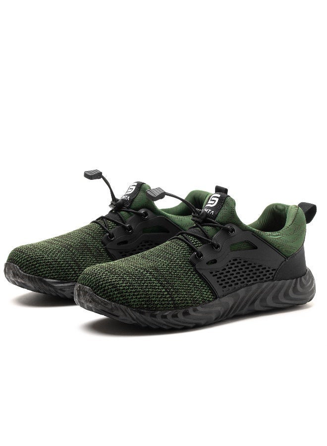 SLIMTA Safety Shoes for Men and Women, Steel Toe Boots, Lightweight Breathable Work Sneakers, Non-Slip Puncture Proof Industrial Protective Footwear - Image 5