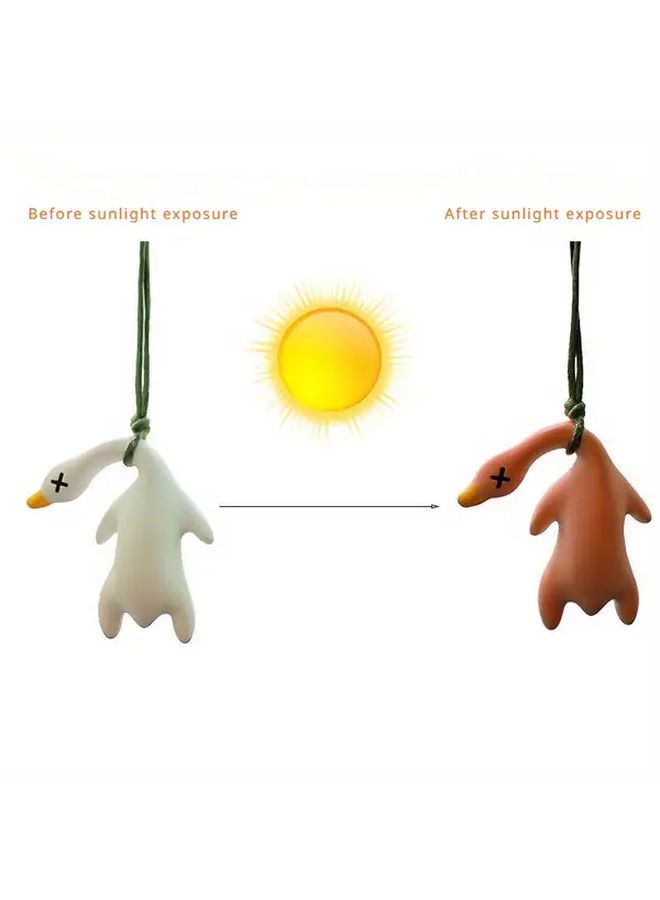 Retro Resin Hanging Decor 3 Peking Ducks Color Changing Design No Electricity Needed Home Car Accessory - Image 5