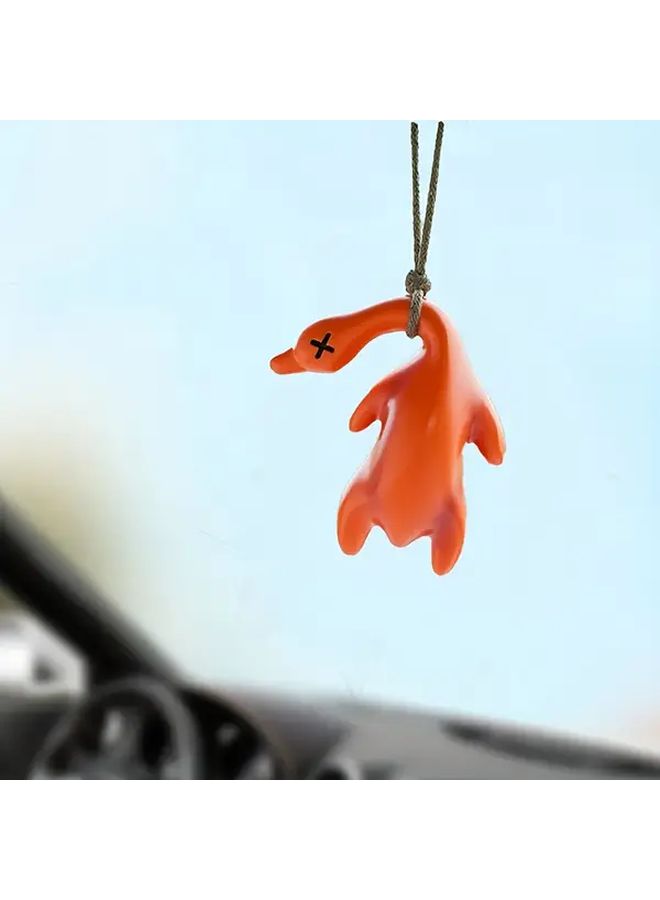 Retro Resin Hanging Decor 3 Peking Ducks Color Changing Design No Electricity Needed Home Car Accessory - Image 1