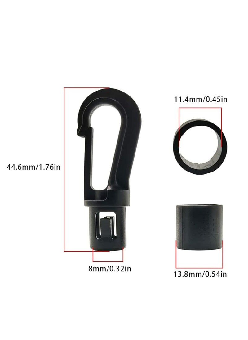 Arabest Elastic Bungee Shock Cord - Kayak Stretch String Rope with Bungee Shock Cord Hook Suitable for Kayaks Boat Camping Accessories, Exercise, Fitness and Outdoor Enthusiasts  - Image 2
