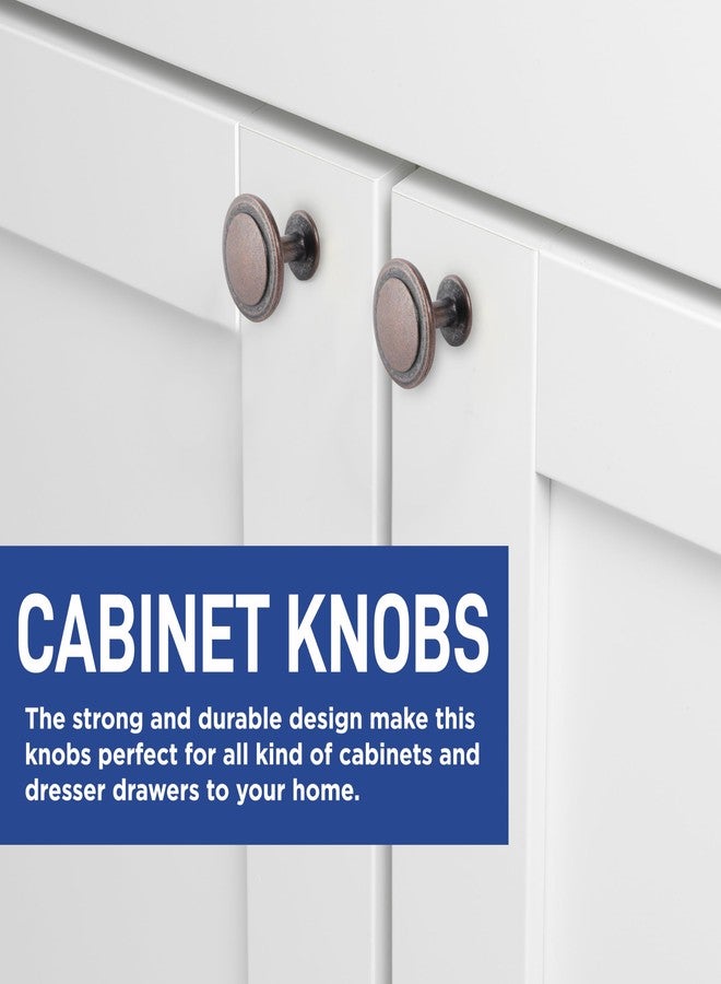 لايف ماستر مجموعة Lifemaster لترقية خزائن مطبخك - 20 قطعة من مقابض الخزائن مقاس 1-1/4 بوصة - تشطيب برونزي مصقول بالزيت، تصميم عصري، هيكل متين من سبائك الزنك - Image 5