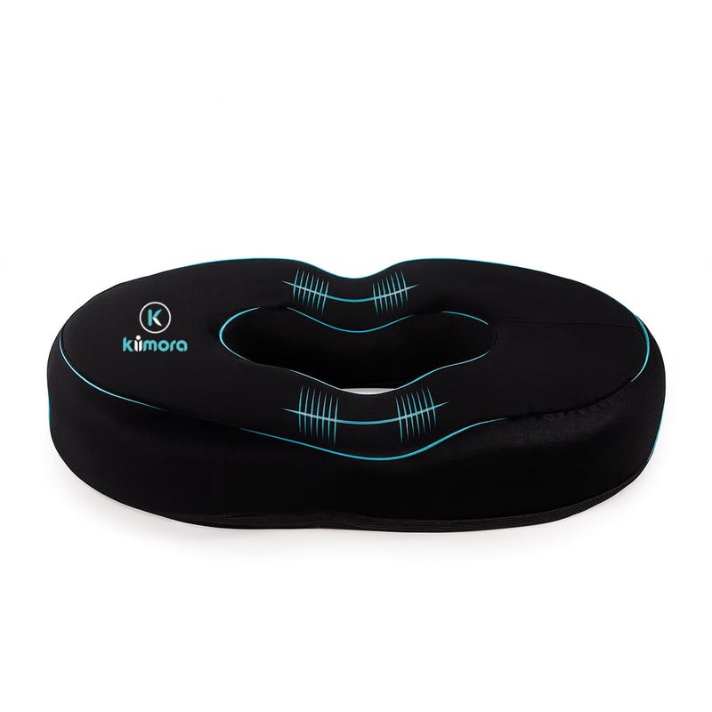 Kiimora Donut Pillow for Tailbone Pain Relief, Orthopaedic Ring Cushion for Piles, Hemorrhoids Pillow and Postpartum, Sciatica Support Seating Cushion for Office Chair, Coccyx and piles pillow sitting - Image 3