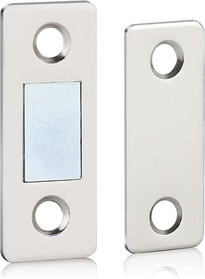 Magnetic Door Catch 8 Pack Ultra Thin Cabinet Magnetic Catch Adhesive Cabinet Door Magnets Drawer Magnets Cabinet Latch Magnetic Closures for Cabinets Kitchen Closet to Keep Door Closed  - Image 1