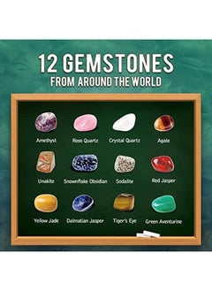 I Dig Gems 12 Pc Rocks Mining Gemstones Digging Kit Science Excavation Sets Stem Toys Kids 6 7 8 9 Year Old - pzsku/ZC824C994D06FFE0CCF54Z/45/_/1719943250/057b3d5d-7b2f-4998-8025-ab9c2d7e7d4e