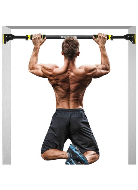 Pull Up door Bar Horizontal Bar Portable Multifunctional Indoor Wall Mounted Non-Skid Safety Pullup Bar