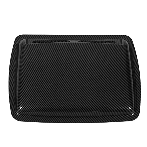Shanrya Hood Scoop Vent Bonnet Cover, Easy Installation Sturdy Elegant Decorative Air Intake Covers with Self Adhesive Design for Car Vehicles(Carbon Fiber Pattern) - Image 3