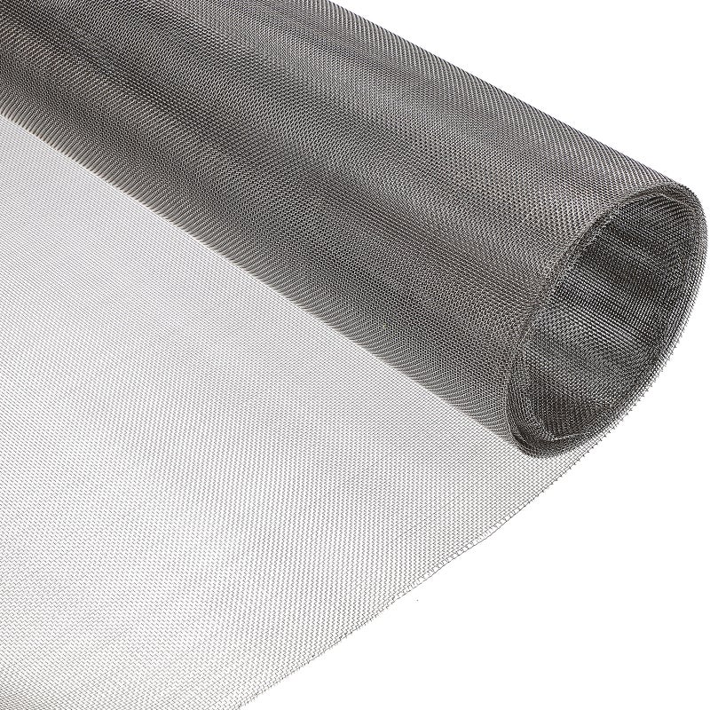 1 Roll Metal Screen Mesh Stainless Steel Screen Vents Screen Mesh Cabinet Door Mesh Stainless Steel Wire Mesh - Image 1