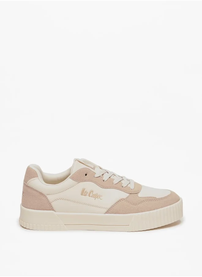 لي كوبر Women's Low Ankle Lace-Up Sneakers