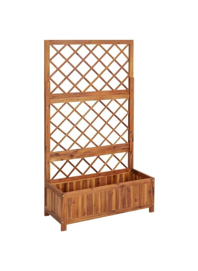 فيداكسل سرير مرفوع مع Trellis 85x38x150 سم الخشب الصلبة 