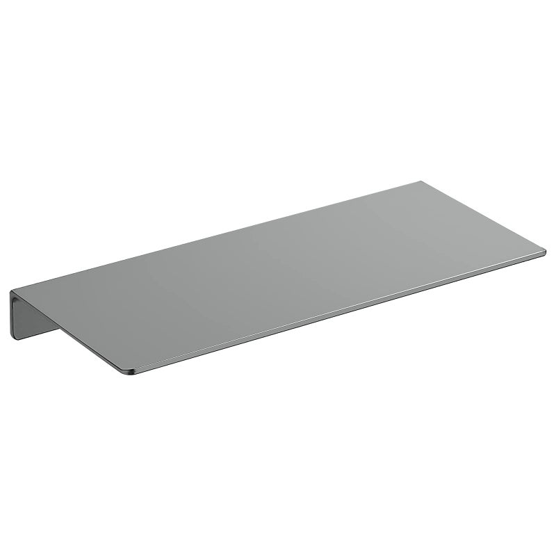 Danpoo Metal Wall Shelf Small Floating Shelf Bathroom Wall Shelf 12 Display Shelves for Wall Storage Grey