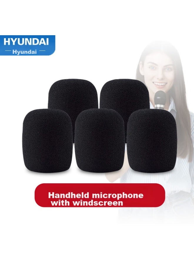 Nintaus Pj-hmh*5 Microphone Cap, Foam Cover, Anti-slip Microphone Protector, Spray Shield, Anti-slip Ring, Drop-resistant Ring, Thickened Specialized Protective Accessories For Microphones - Image 1