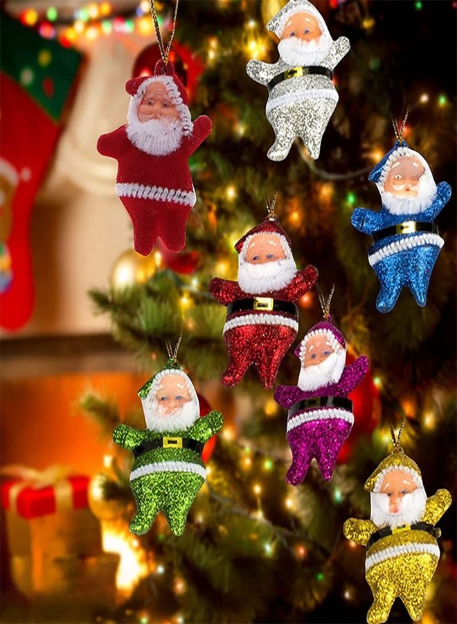 nanaxagly Cute Mini Santa Claus Style Christmas Tree Party Hanging Decorations for Home Decoration and Various Occasions (Colorful) - Image 4