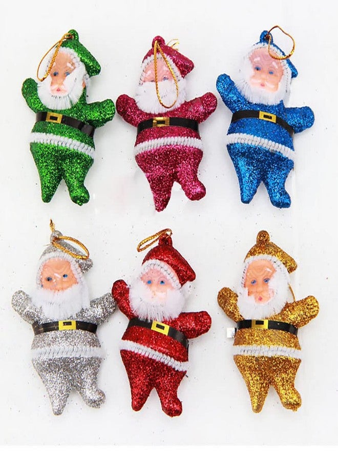 nanaxagly Cute Mini Santa Claus Style Christmas Tree Party Hanging Decorations for Home Decoration and Various Occasions (Colorful) - Image 1