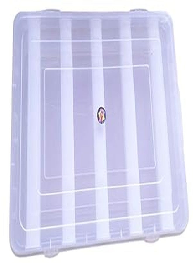 Ewings 5 rod Bangle Box Chudi Set Organizer Jewelery Storage Display Box for Bangles For Women and Girls, Plastic, White - Image 1
