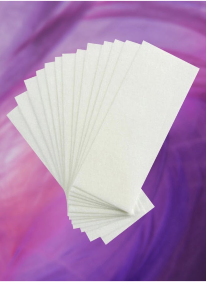 NIKITA.VIVI 100-Piece Hair Removal Wax Strip Set Depilatory Paper White  - Image 1