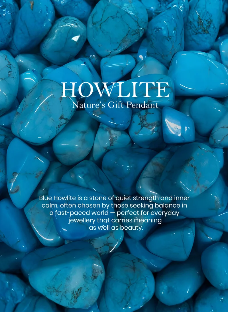 British Fossils قلادة طاقة الكريستال بالهاوليت