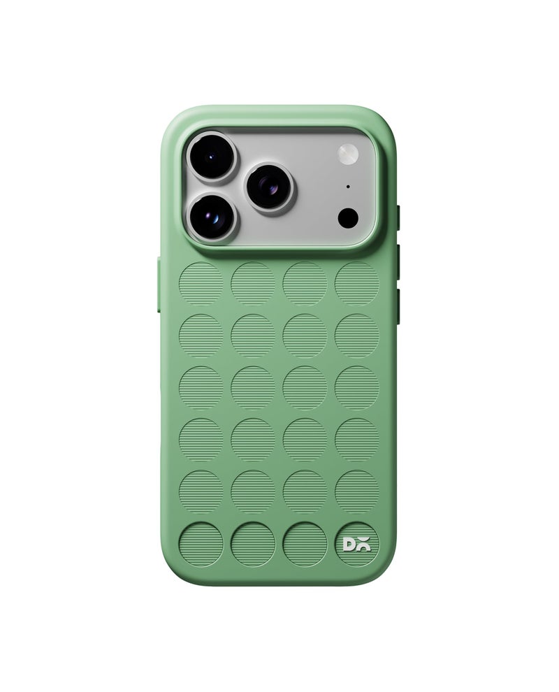 DailyObjects iPhone 17 Pro Max Stack Signature Magnetic Case Cover | Compatible with Magsafe | Camera & Body Protection | Shock/Scratch Proof| Dual Hybrid Protection | Wireless Charging - Mint Green - Image 1